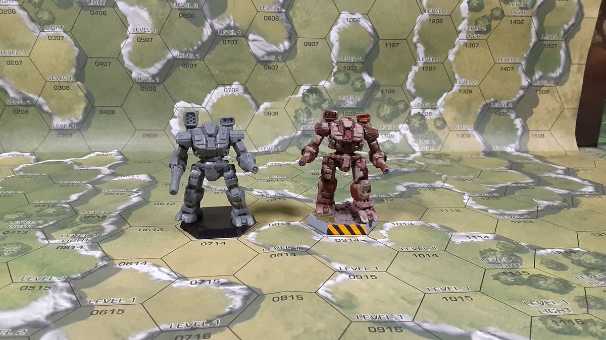 I recorded like 4 different unboxing videos while I had my office setup, plus took a lot of pictures. I still have audio to record, and put it all together, but some comparison shots from the Legendary Mechwarrior III box.

#battletech
