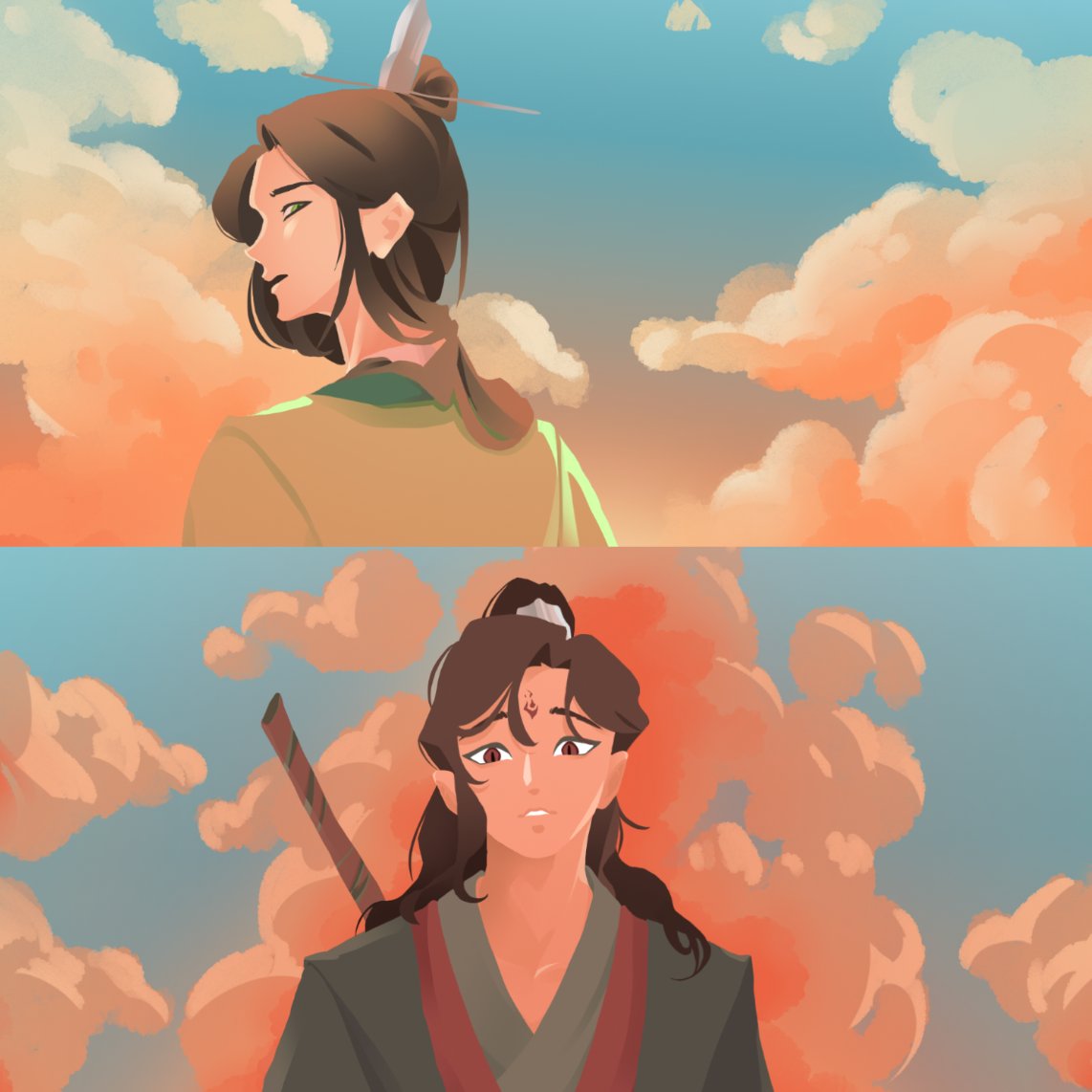 #LuoBinghe #ShenQingqiu #bingqiu 
full image -> bsky