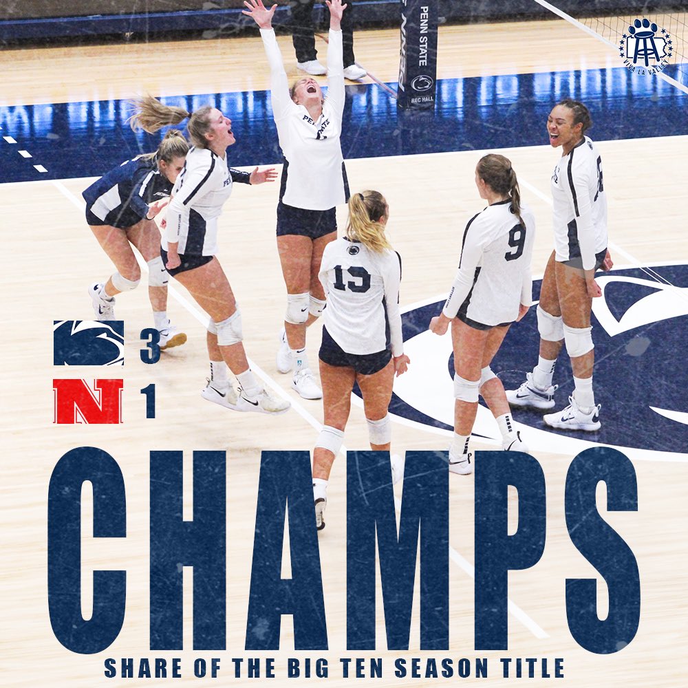 B1G CHAMPIONSHIP FOR <a href="/PennStateVBALL/">Penn State Women’s Volleyball</a> 

WHAT A SEASON