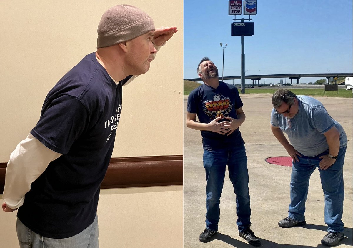 For Thanksgiving, we obviously had to do a panel with these three turkeys! <a href="/JayHickmanMD/">Jay Hickman</a>, <a href="/KyleColby/">Kyle Colby Jones</a> and <a href="/swapmonster/">John Swasey</a> have a podcast called "Bottom of the Barrel," and tonight is their first episode before a live studio audience! Come see them in Panel 1 at 9:30pm! 
#AnimeDallas