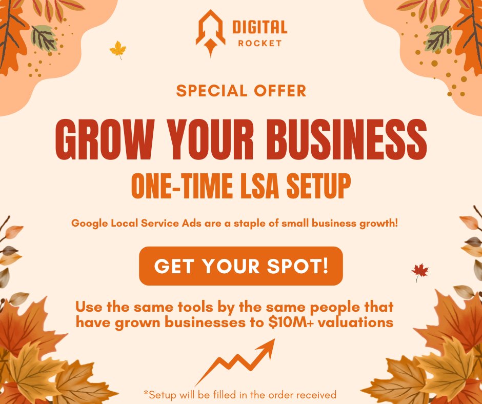 Ever heard of Google's "Local Service Ads"? 

It is the simplest-to-maintain marketing mechanism for home service and other local businesses to thrive and grow!

But it takes a good bit of knowledge to set up right.

So that's what we are offering!

$447 for Professional Setup!