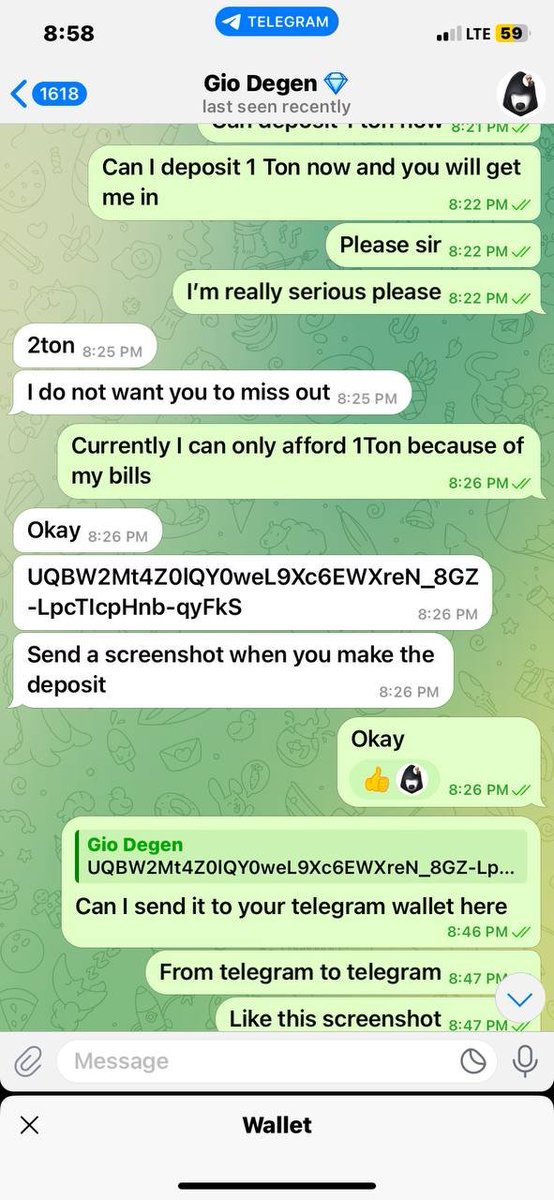 Giooton's tweet photo. IMPORTANT!

I will never ask for money to join TON Cabal Degens!

Some people have already been scammed. 
Please stay safe guys.

The channel is private but FREE. https://t.co/0pvP4jSwPa
