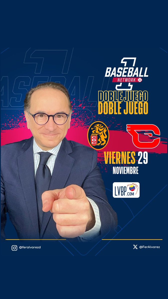 FerAlvarez's tweet image. Desde las 5:10 PM Vzla.
Los dos equipos más calientes en los últimos 10 días.

Junto @PRMAIO 

1er Juego
Erick Leal vs. Máximo Castillo
2do Juego
José Acuña vs. Brayan Pérez 

Esperamos su amable sintonía, junto a sus comentarios, preguntas y opiniones.

@1baseballtv 
#1Baseball