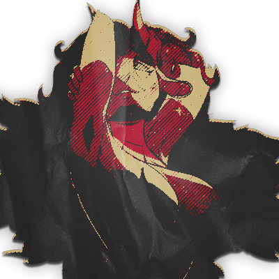 WOODEDGOAT's tweet photo. She pauses, raising a hand up to her own mouth before laughing to herself. A medusa level threat? Not even close.

❝ Not even close, darling. I'm a being that transcends that. One that others worship. ❞ https://t.co/ACMHzJ0oD0