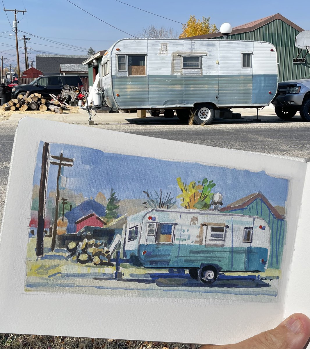 garygeraths's tweet image. Went on a little 6 week/5000 mile jaunt through the American West searching for the fall color and rusty old crap to paint. Had a grand time. Say hello if you like what you see.