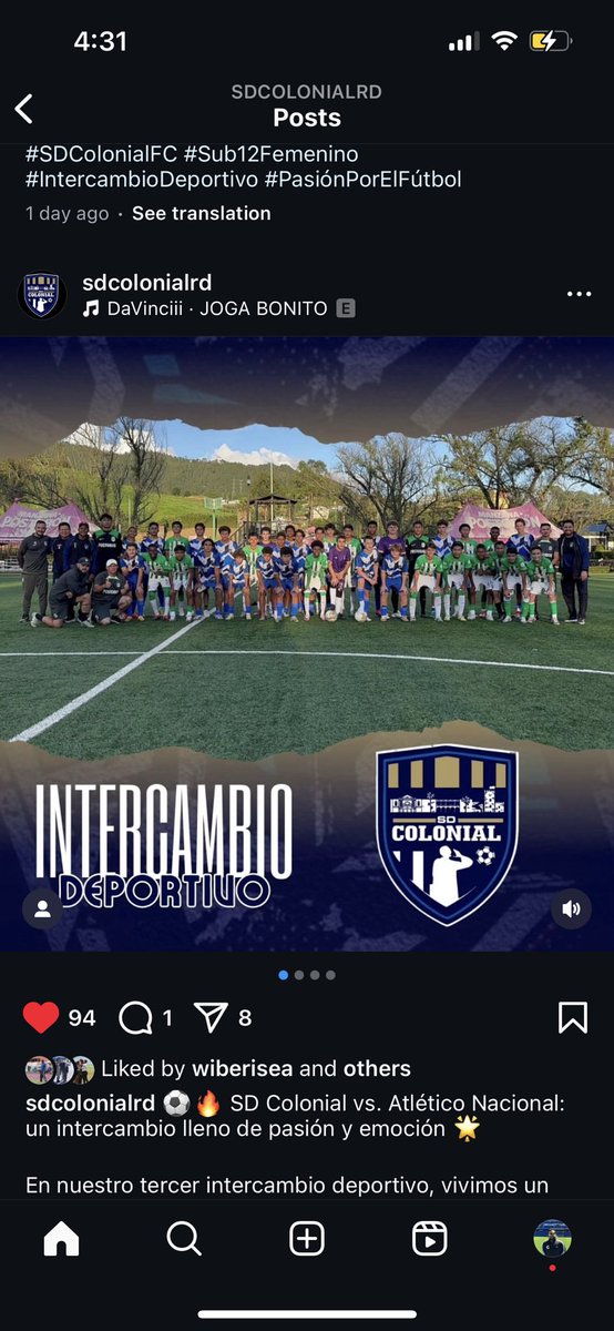 SDColonialFC's tweet photo. @rafaelgp031 Todo a su momento, aquí estamos en las sedes de Atlético Nacional. https://t.co/4gHp24FZZ3