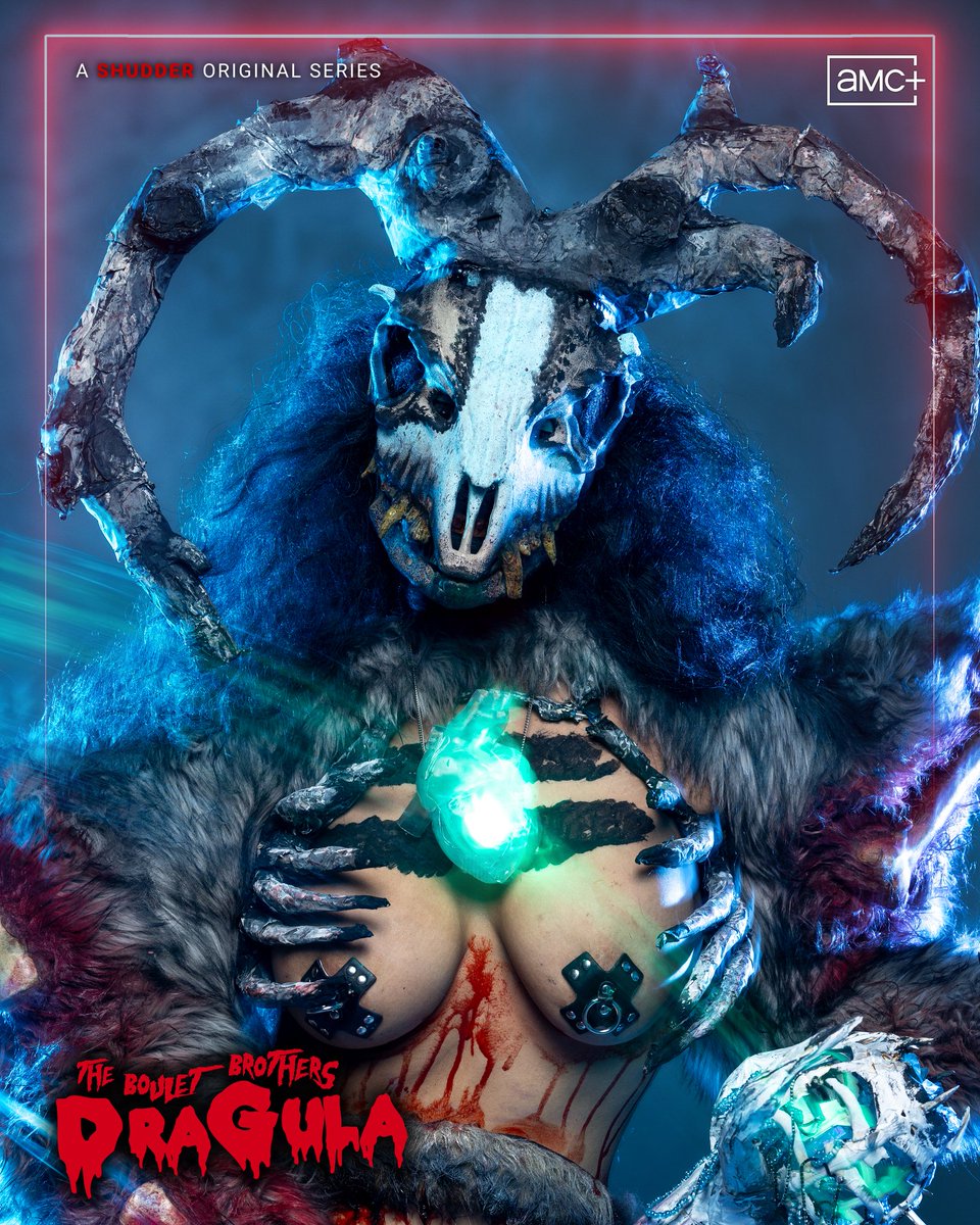 AsiaConsent's tweet photo. My WINNING LOOK from the @DeadbyDaylight challenge on @BBDragula 🩸❄️🔪 Start the totems, ready the hooks, and let the chasing begin 😈🖤 #dragula

Tune into the FINALE with the @bouletbrothers only on @Shudder and @AMCPlus 🎬💕 https://t.co/FBz3e9rQGU