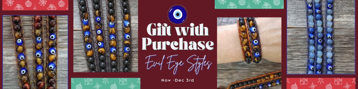 Black Friday FREE gift with purchase!!
✨🧿Evil Eye bracelet🧿✨

happytipipeople.etsy.com

#BlackFridayDeal #Etsy #GiftWithPurchase #EvilEye #Protection #HandmadeGifts #Unique #Jewelry #CyberMonday
────୨ৎ────