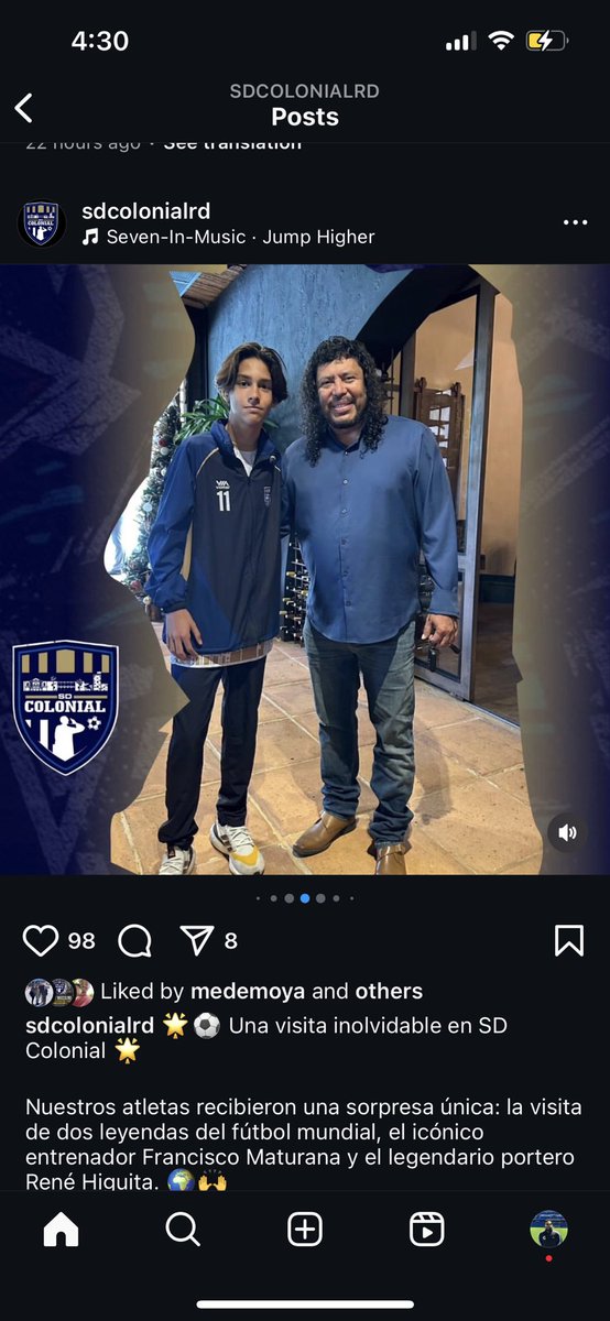 SDColonialFC's tweet photo. Los invitamos a seguir nuestras redes sociales en Instagram, ayer estuvimos con figuras como René Higuita, Pacho Maturana y el profe Diego Barragán, que siempre reciben a nuestros atletas con mucho cariño, y les regalan anécdotas y consejos para la vida y su desarrollo. https://t.co/nWtk6jjdmO