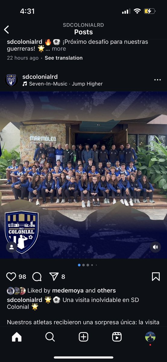 Los invitamos a seguir nuestras redes sociales en Instagram, ayer estuvimos con figuras como René Higuita, Pacho Maturana y el profe Diego Barragán, que siempre reciben a nuestros atletas con mucho cariño, y les regalan anécdotas y consejos para la vida y su desarrollo.