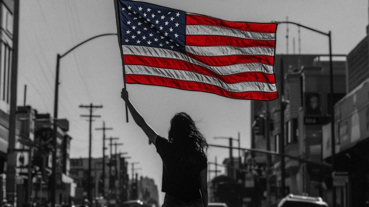 mjustus's tweet image. Think 'America First' means shutting the world out? Think again!

It's about prioritizing our people, our jobs, and our security.  
Imagine a country where our resources are channeled into revitalizing crumbling infrastructure, supporting veterans, and securing borders.  
It's…