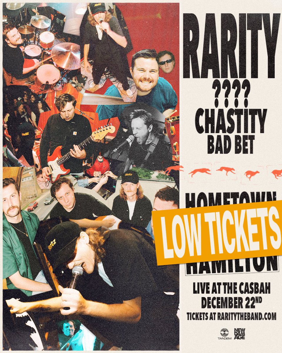 Oh shit less than 20 tickets left!👀🤝🏻

Get them at raritytheband.com before it’s too late!