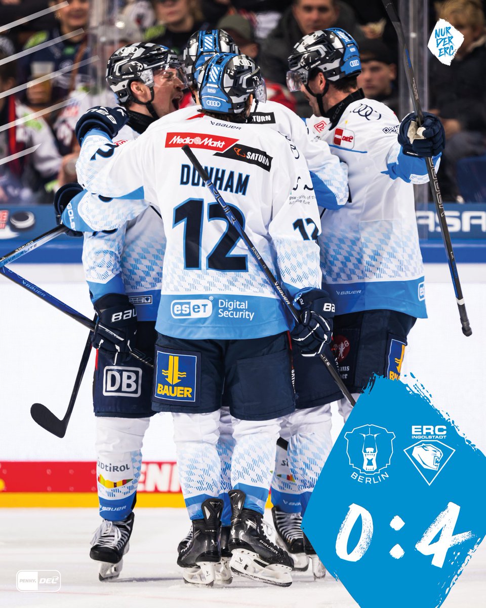 SPITZENREITER! SIEG IM SPITZENSPIEL! 5. SIEG IN FOLGE! SHUTOUT FÜR WILLY! 😍😍😍😍

Habt ihr noch Superlative für diese Mannschaft? Uns gehen sie so langsam aus.
BOCKSTARKES Auswärtsspiel beim deutschen Meister, wir siegen in Berlin mit 0:4 (0:1, 0:1, 0:2) ‼️