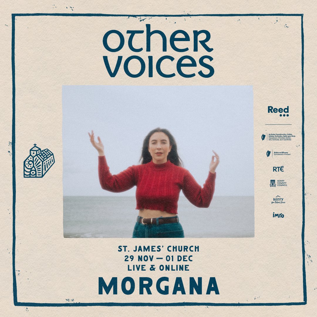 Incredible Dublin-based pop musician <a href="/morganasparty/">Morgana</a> is currently live in St James' Church! 🪩 Tune in:
tinyurl.com/29bfdch2