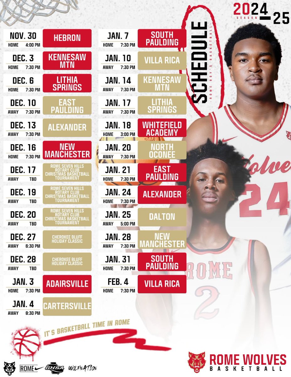 Rome_MBB's tweet photo. The Day Before The Day‼️
Come out and check out the Wolves this season!
#GYJ https://t.co/UfQV5NL8sM