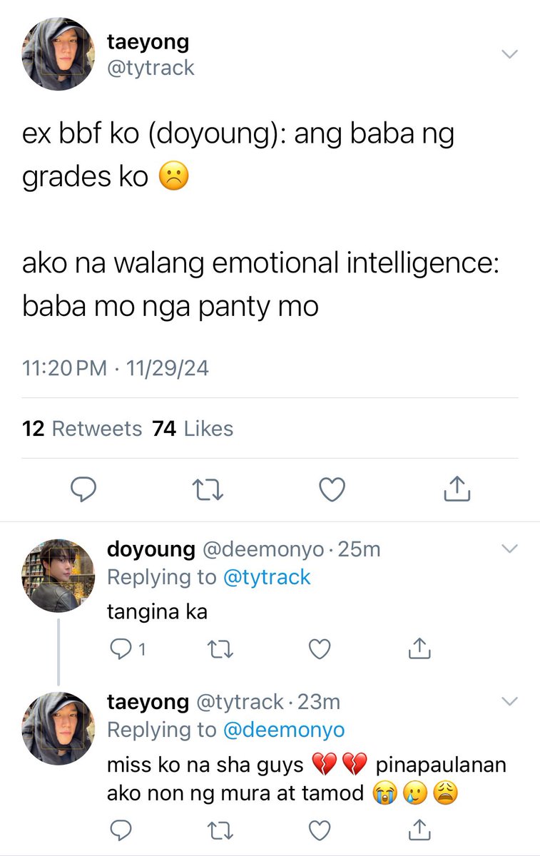writin6's tweet image. every man gets his wish: a filo dotae au 🔞

boy bestfriend moments ni ty at ang wish nya ngayong pasko ay sana mapile