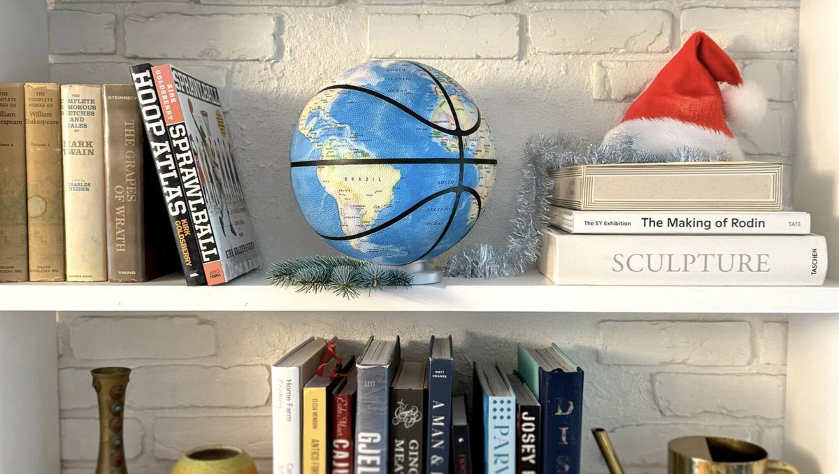 kirkgoldsberry's tweet image. The Atlas globe basketball and Naismith map have never been cheaper. The GOAT gifts for hoops nerds! Get yours here: thegoldenhexagon.com