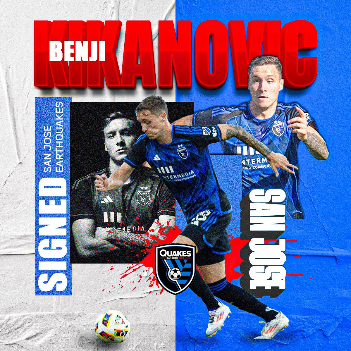 path2prosoccer's tweet image. Thrilled to announce that 🇧🇦/🇺🇸 @benjoo__ is back with the @SJEarthquakes.

24 year-old Kikanovic has played 95 @MLS games for the Quakes over the past 4 seasons, scoring 14 goals and adding 4 assists playing as a right back, winger, and striker.

#Path2Pro // #Path2ProSoccer
