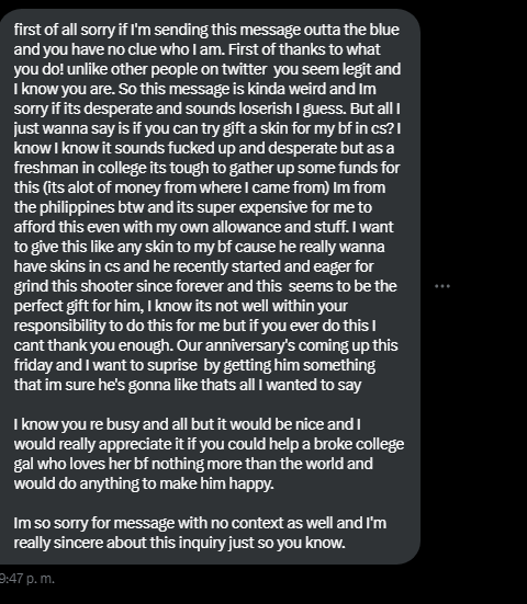 KatoBuff || Buying skins tweet media