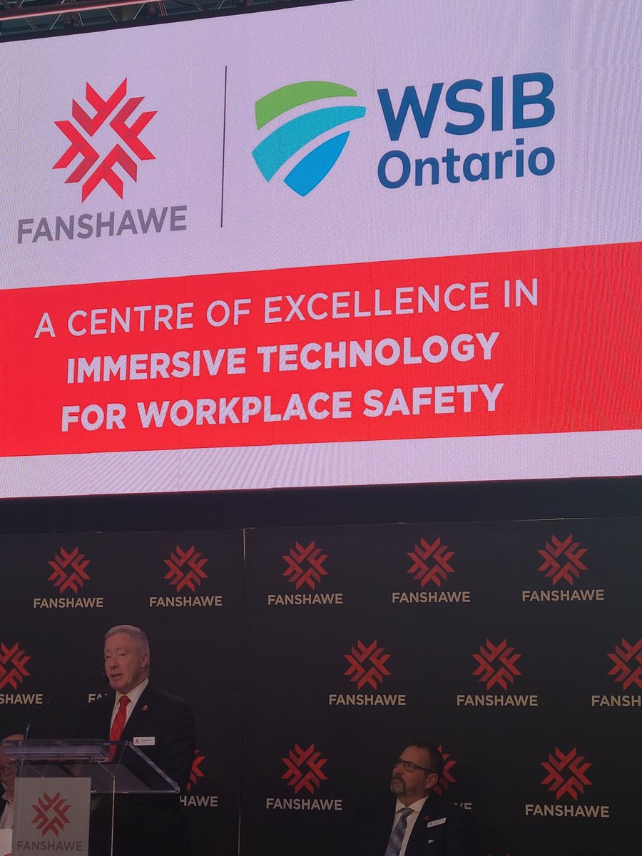 A M DeCicco-Best (@deciccobest) on Twitter photo Exciting partnership announcement <a href="/FanshaweCollege/">fanshawecollege</a> with <a href="/PresFanshaweC/">Peter Devlin</a> with WSIB. New immersive technology to support the return to work for first transponders. Exciting partnership announcement <a href="/FanshaweCollege/">fanshawecollege</a> with <a href="/PresFanshaweC/">Peter Devlin</a> with WSIB. New immersive technology to support the return to work for first transponders.