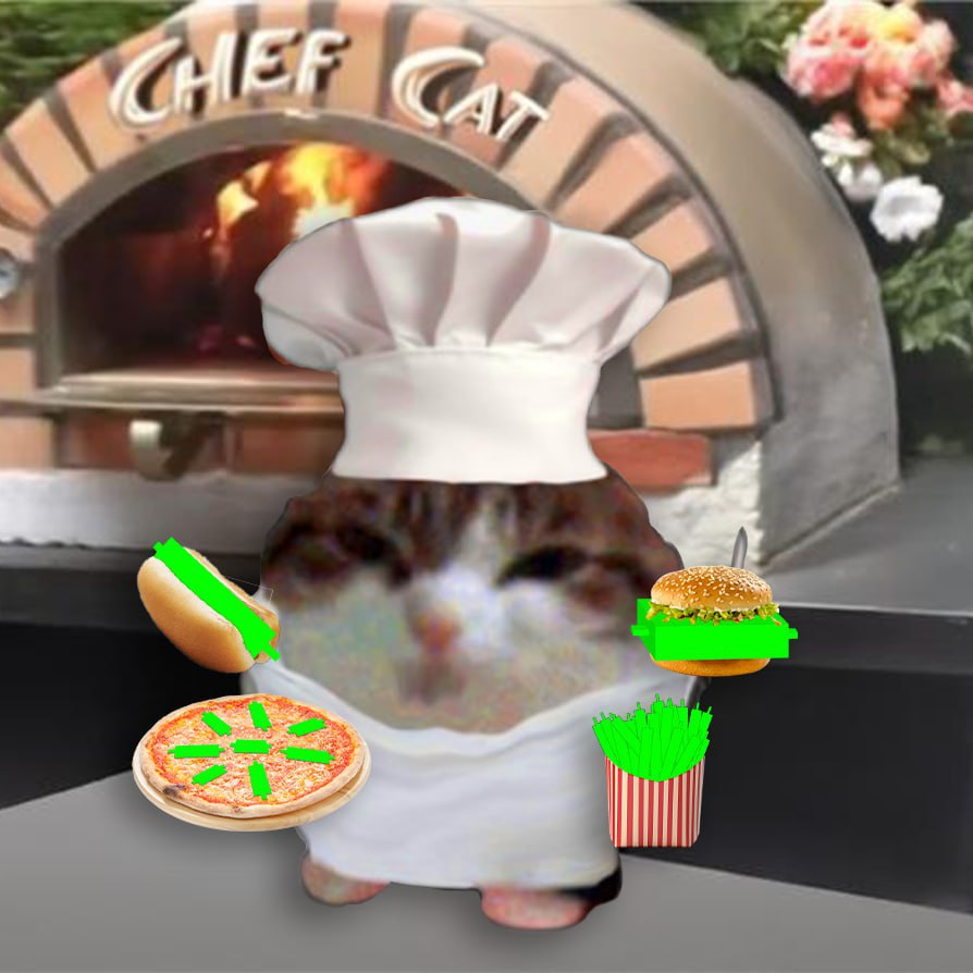 $CHET the head chef cat looks like it's going to be a cook.

It's the early stages of a CTO but I know some of the chads involved in this behind the scenes. Their goal is to funnel content through tiktok to market the cat, we've seen this work with $HOP that skyrocketed from 100k