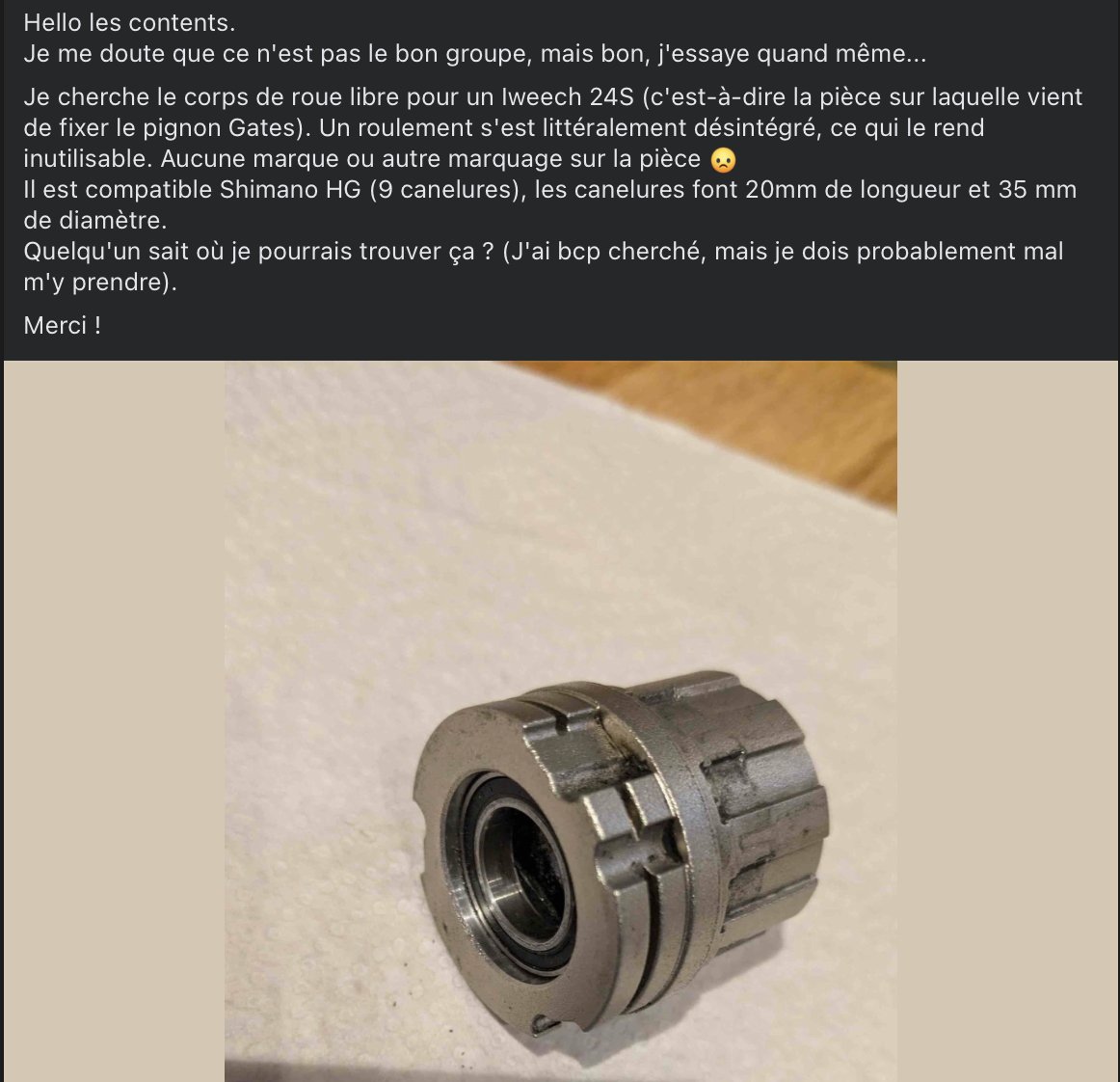 Si quelqu'un y comprend quelque chose :)