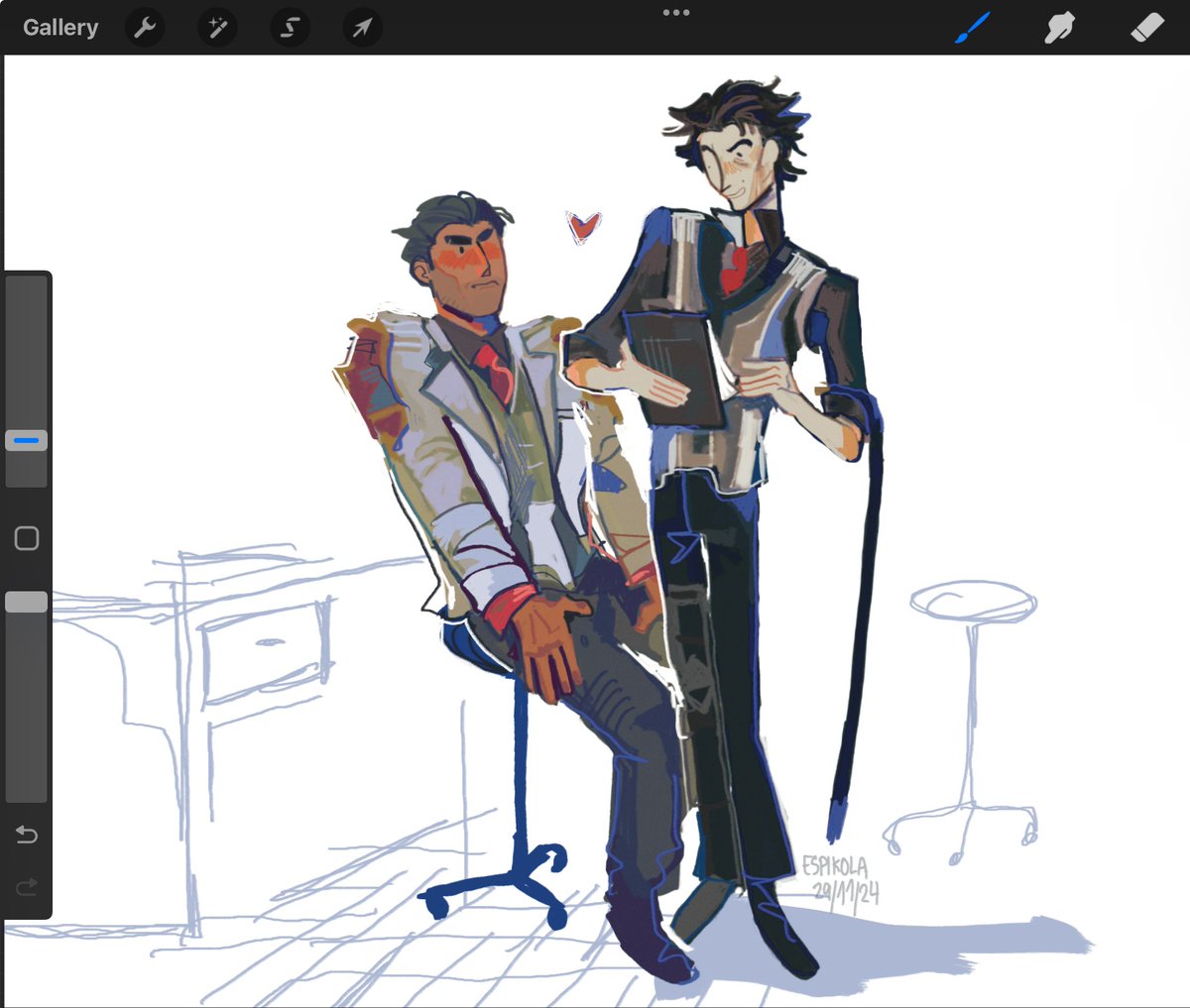 Super quick doodle from last week I forgot to post