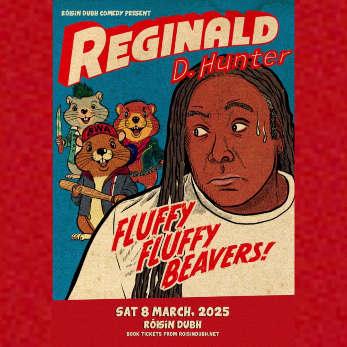 Galway Comedy Festival (@galwaycomedy) on Twitter photo One of our Festival favourites, <a href="/reginalddhunter/">Reginald D Hunter</a>, returns to Galway with his new show this March 🦫
Book tickets now: roisindubh.net/listings/regin… One of our Festival favourites, <a href="/reginalddhunter/">Reginald D Hunter</a>, returns to Galway with his new show this March 🦫
Book tickets now: roisindubh.net/listings/regin…