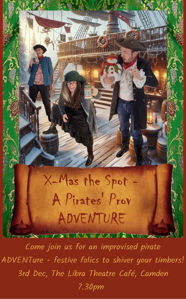 This Tuesday come kick off the silly season with some piratical shenanigans!