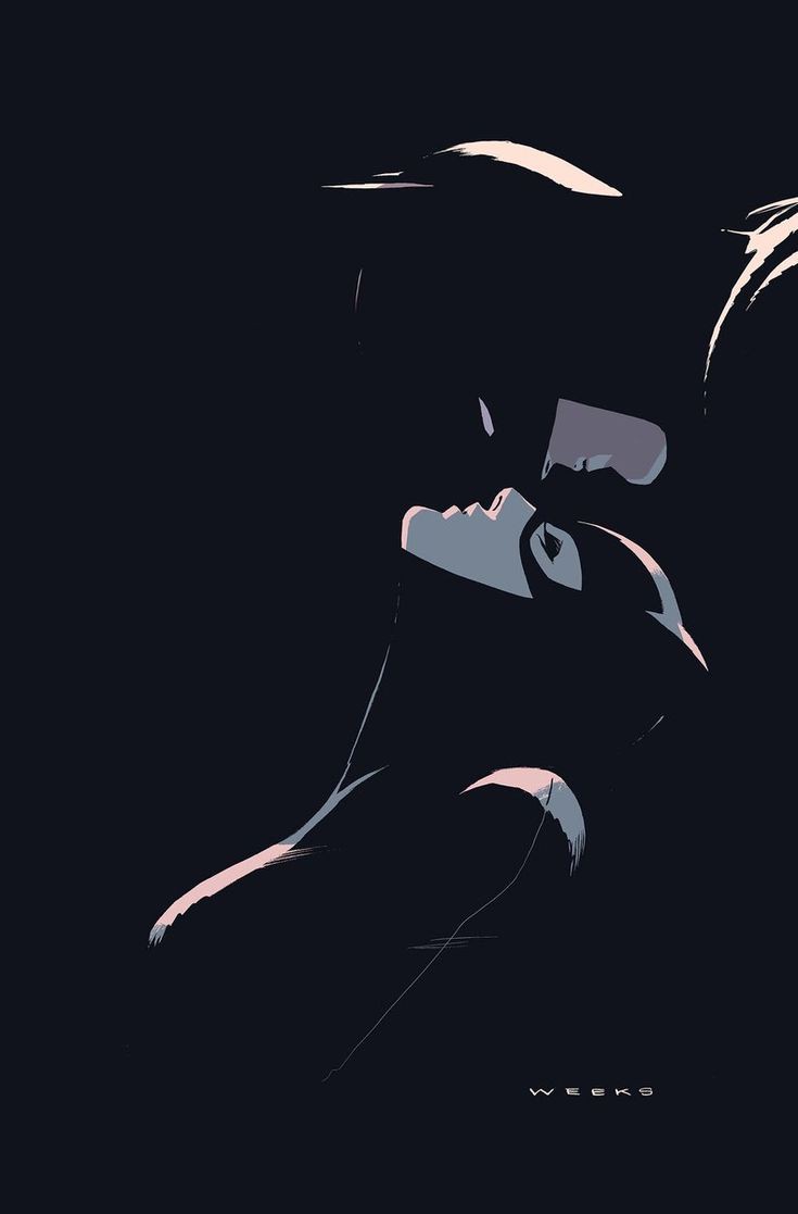 DCPostsArchive's tweet image. Catwoman &amp;amp; Batman by Lee Weeks // #Catwoman #Batman
