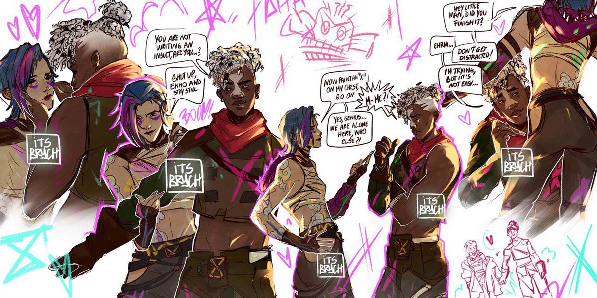 itsbrych's tweet image. release the timebomb cut 🗣️

#Arcane  #ArtofLegends #LeagueOfLegends #ArtofArcane #ArcaneSeason2  #jinx #ekko #timebomb