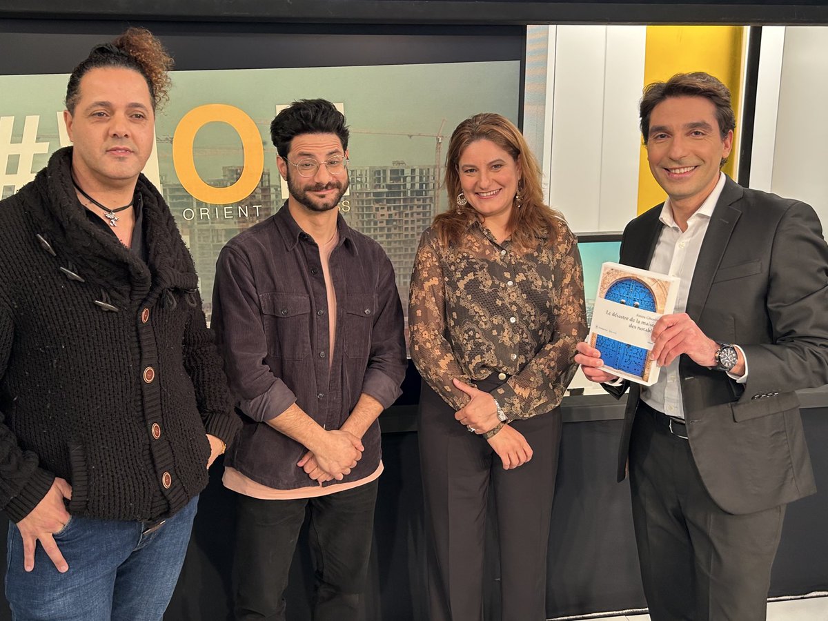 ✨🚂 À bord du #MOE : la romancière <a href="/GhenimAmira/">Amira Ghenim</a> Prix de la littérature arabe 2024 ; l’humoriste Rolly Assal et le pianiste Yacine Malek