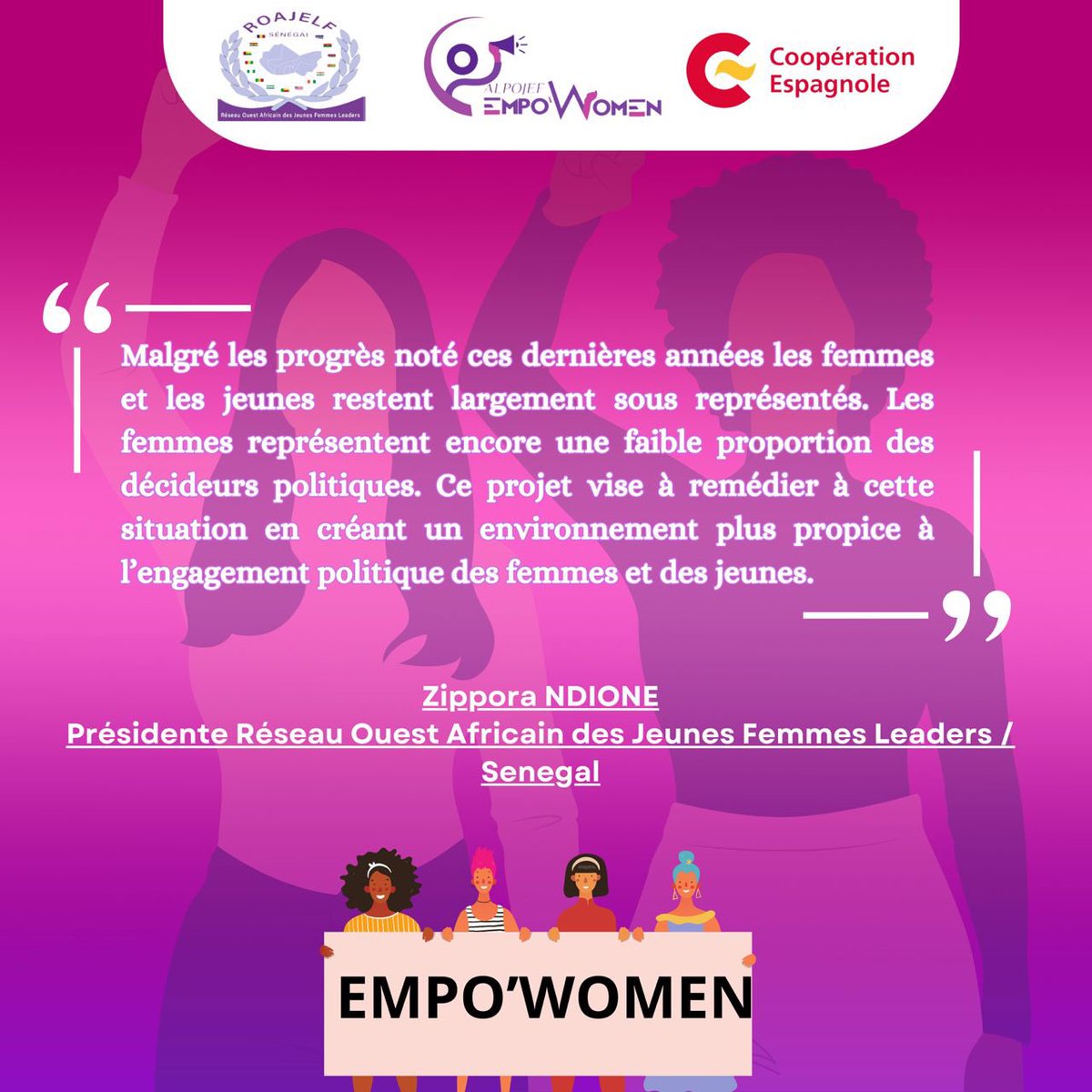 Les temps forts du panel sur les enjeux et les défis de la participation politique des femmes et des jeunes en Afrique de l’Ouest.