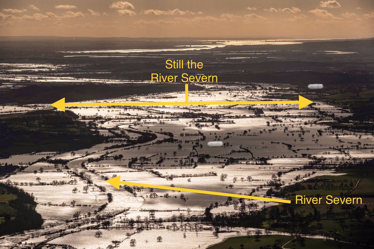As the lower Severn floodplains continue to slowly drain billions of gallons of water into the Estuary a week after the rain fell it’s important to recognise their importance in terms of regulating flows.

Floodplain management is crucial to our response to increasing flooding