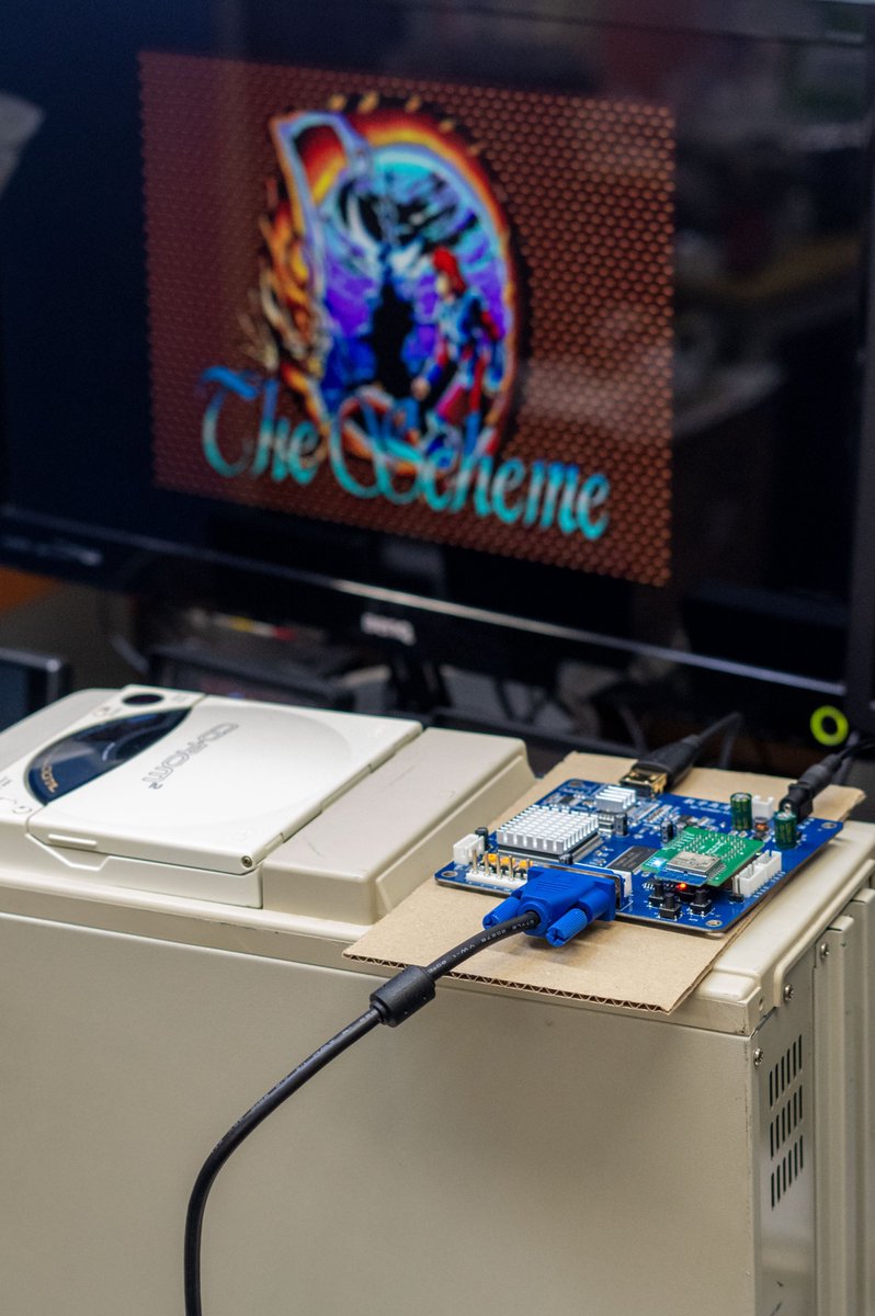 pgrZundmn's tweet photo. TheSchemeが話題だったのでキャプチャしてみた✨
HDMIに音声Mix出来る機器が無いのでヘッドセットのマイクで収録ェ..._(┐「ε:)_
FDDの音が入ってる(;^ω^)
#レトロPC #PC88 #GBSControl https://t.co/4a8bHXLQt0