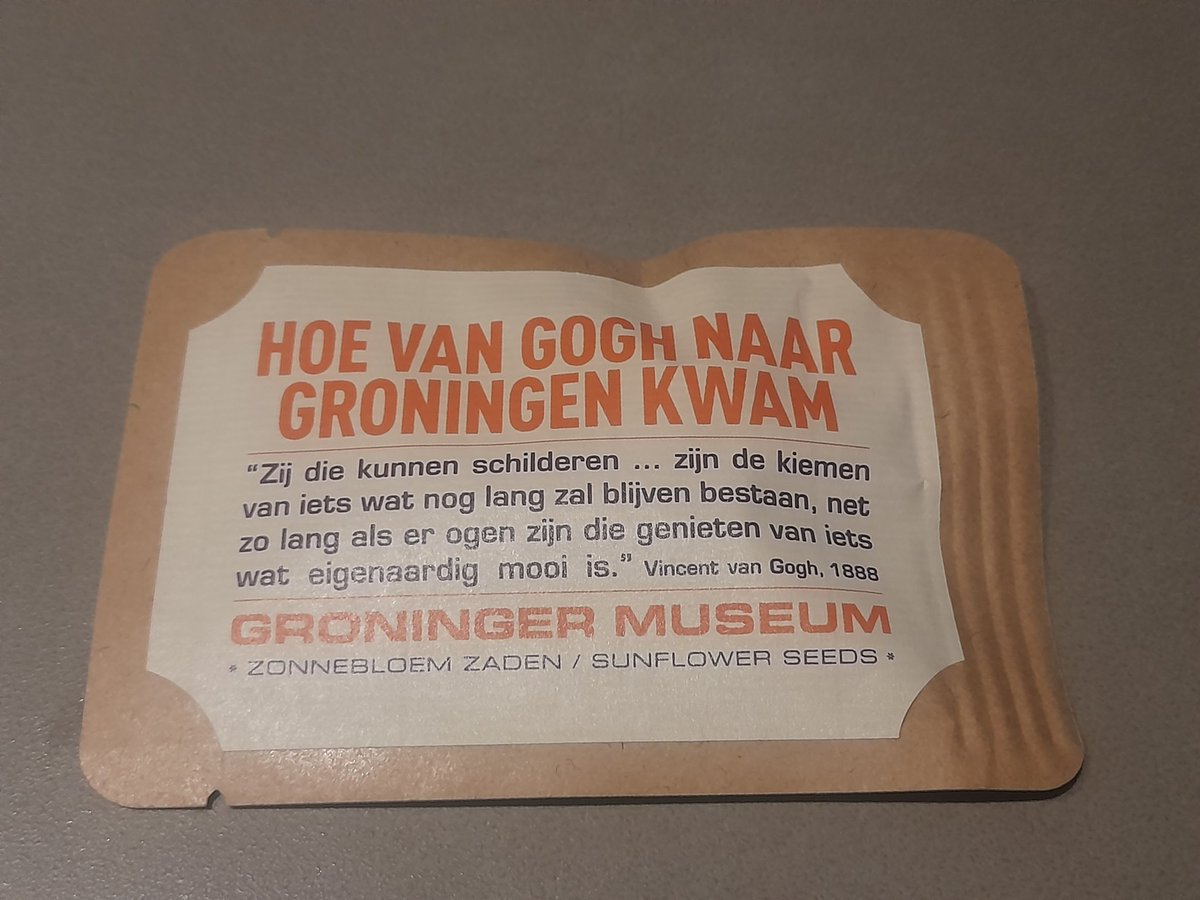 'Hoe #VanGogh naar Groningen kwam'. Aanrader in <a href="/groningermuseum/">Groninger Museum</a> #Groningen