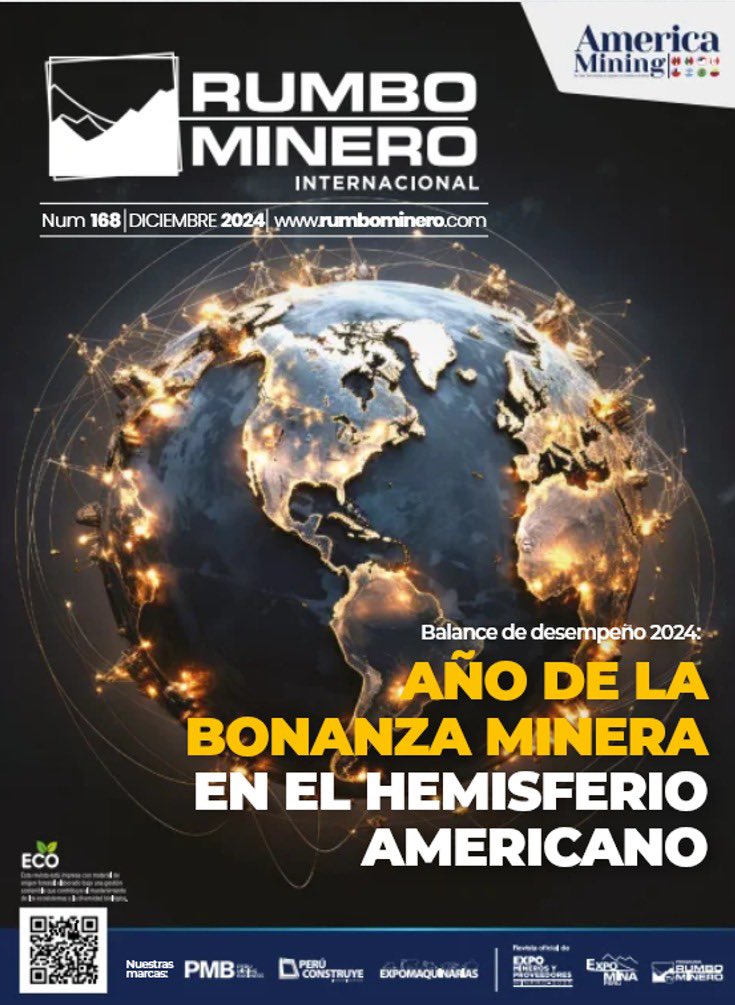 Les presento La edición 168 de nuestra *Revista Rumbo Minero* ¡Más de 20 años trabajando por la Minería Peruana!  online.flippingbook.com/view/331004609/