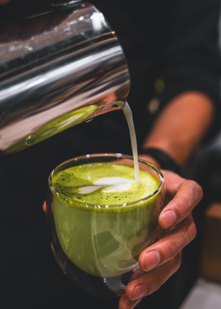 ✨ Crafting perfection, one #MatchaLatte at a time! 💚 Enjoy the rich, earthy flavor of organic matcha and creamy steamed milk for a cozy and elegant treat. 🌱 Perfect for your mid-day pick-me-up or morning ritual. #LatteArt #MatchaMagic

📍 Stop by Dalian's Cafe in DTLA to sip,