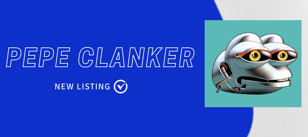 BasedMemes (@basedmemecoins) on Twitter photo New Listing💥
Introducing Pepe Clanker to the base meme directory! Pepe Clanker is the first ever $PEPE meme launched by <a href="/_proxystudio/">gordie slater</a>
You can now research $PEPEC as well as the other top base memes on basememecoin.com New Listing💥
Introducing Pepe Clanker to the base meme directory! Pepe Clanker is the first ever $PEPE meme launched by <a href="/_proxystudio/">gordie slater</a>
You can now research $PEPEC as well as the other top base memes on basememecoin.com