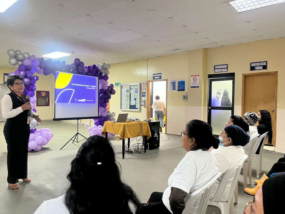 Salud_Guayas's tweet image. #Durán | En el centro de trabajo #Produmar se realiza capacitación al personal referente al flujograma de atención en casos de acoso laboral, en conmemoración al Dia Internacional  de Violencia de Género.
#MSPEnTerritorio
