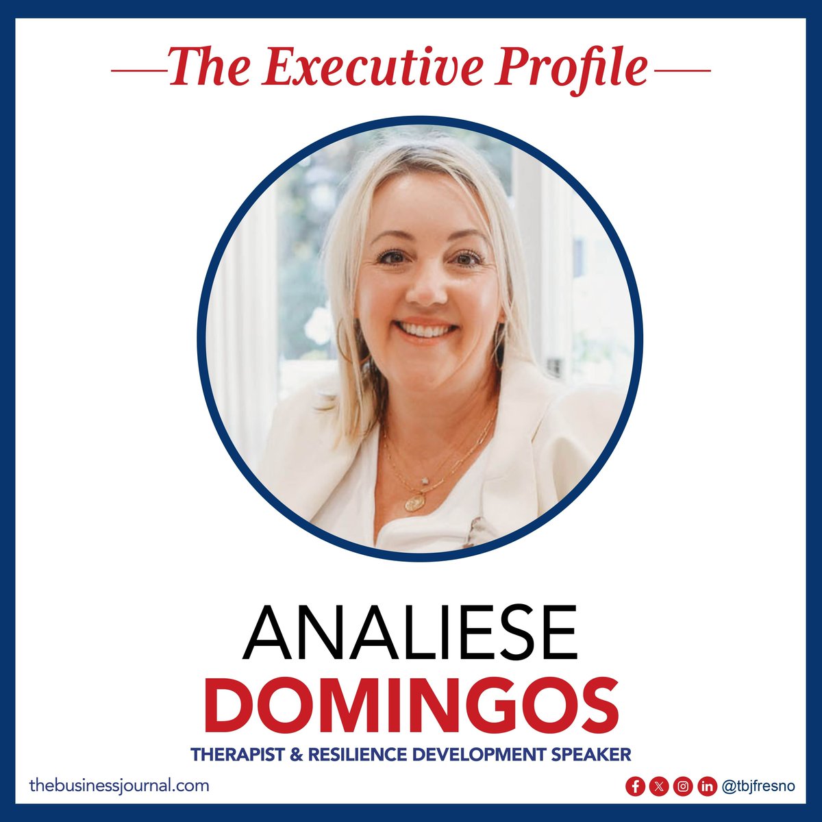 TBJFresno's tweet image. Meet Analiese &apos;Annie&apos; Domingos, a Fresno-born therapist, resilience speaker, and proud founder of PINC—a nonprofit that’s raised over $1M for Central Valley women and children. Click here to read more: buff.ly/41e8QQO 

#executiveprofile #founder #business