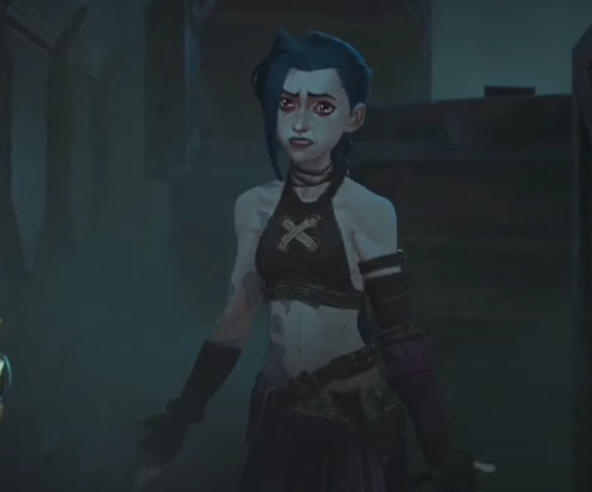 arcane_simp's tweet photo. she was SO upset about her pants being insulted 😭 https://t.co/fJcAGtqd8J