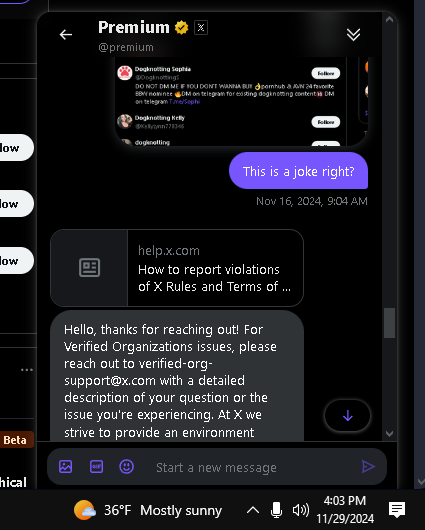 TheDevilCloud's tweet photo. #Premium literally ignored me and didn't care @elonmusk @premium @Support @X @FBI @CIA https://t.co/Ut5AP2nEC4