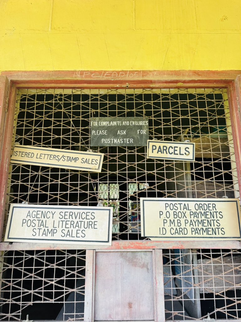 I visited The first post office in Nigeria . And I can say it’s a Lagos heritage living in past Glory . See full video now up on my YouTube channel.

youtu.be/ea3wzW6HiIc?si…

📍Ejinrin 🇳🇬