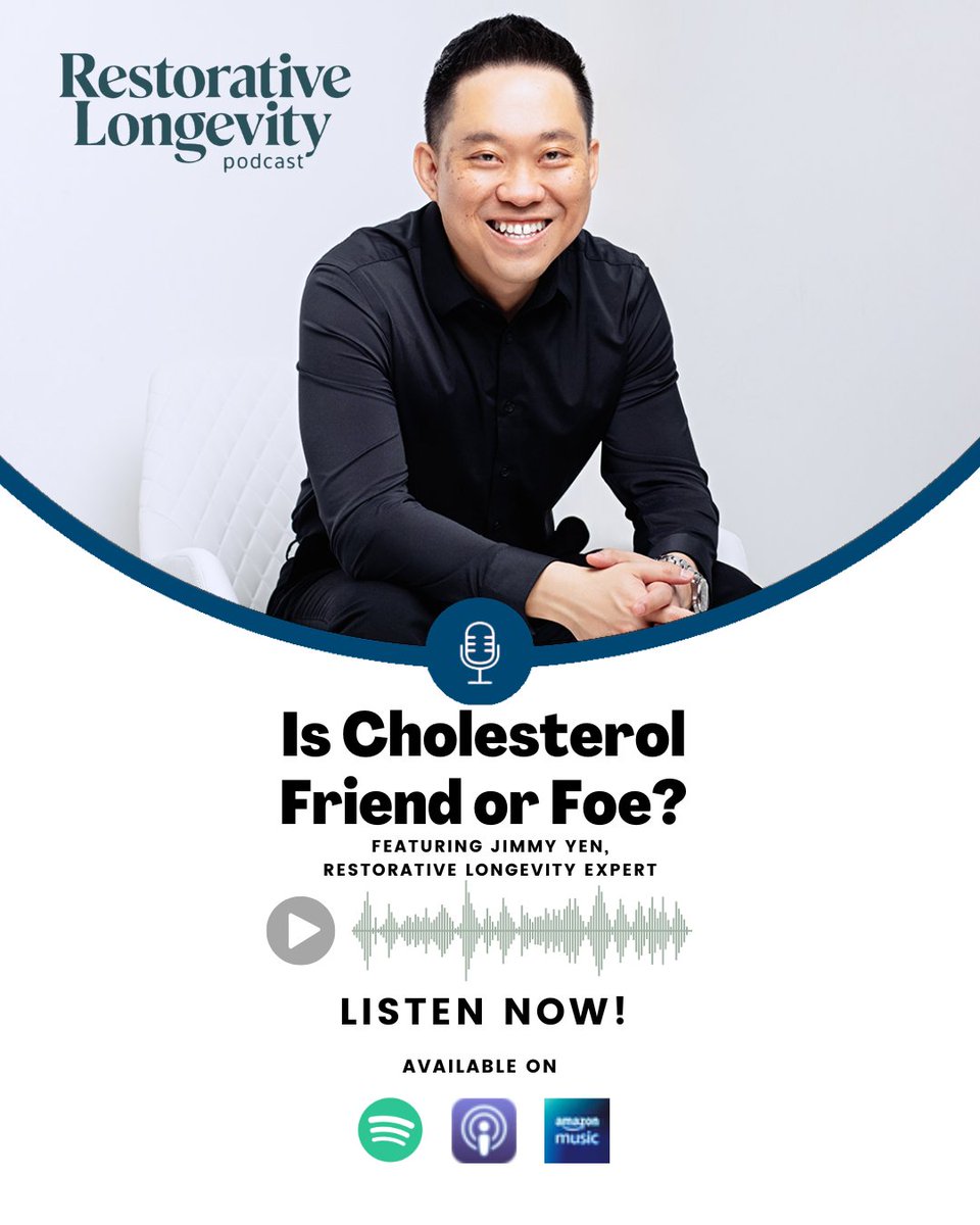 🥚 New Episode Alert: Is Cholesterol Friend or Foe? 🥚

🎙️ Listen Now to discover the surprising truth about cholesterol and how it impacts your health.

Available on:
Spotify: spoti.fi/3tRUtR3
Apple Podcasts: apple.co/3RBchd6
Amazon Music: amzn.to/3NcB1oT
