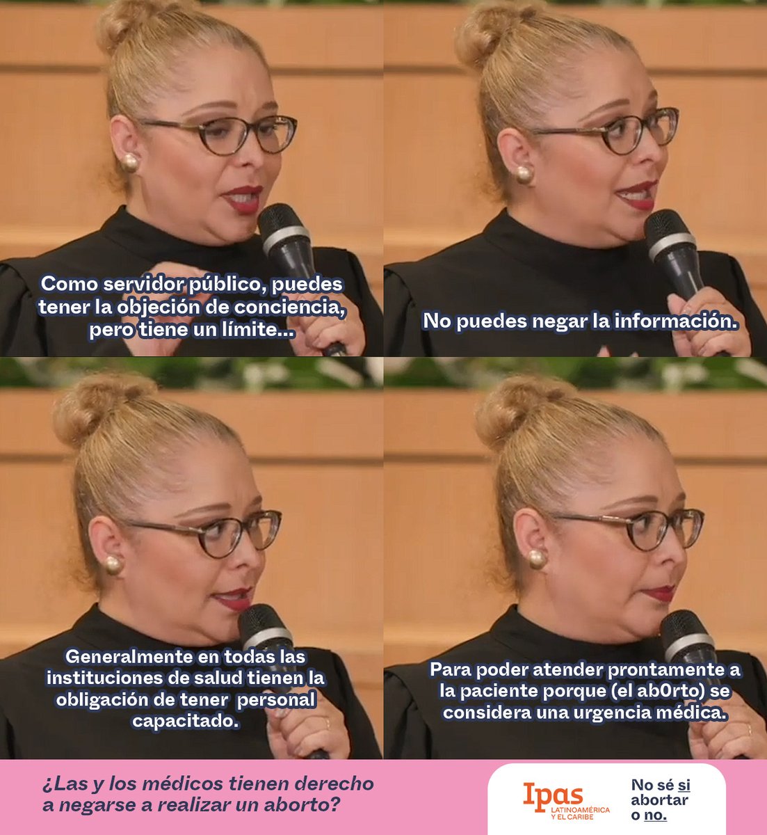 Todas las personas profesionales de la salud deben saber cómo brindar atención del aborto seguro, porque el acceso a la salud reproductiva es una urgencia médica. 
👉🏽 Entra a nosesiabortarono.org 
#NoSeSiAb0rtaroNo