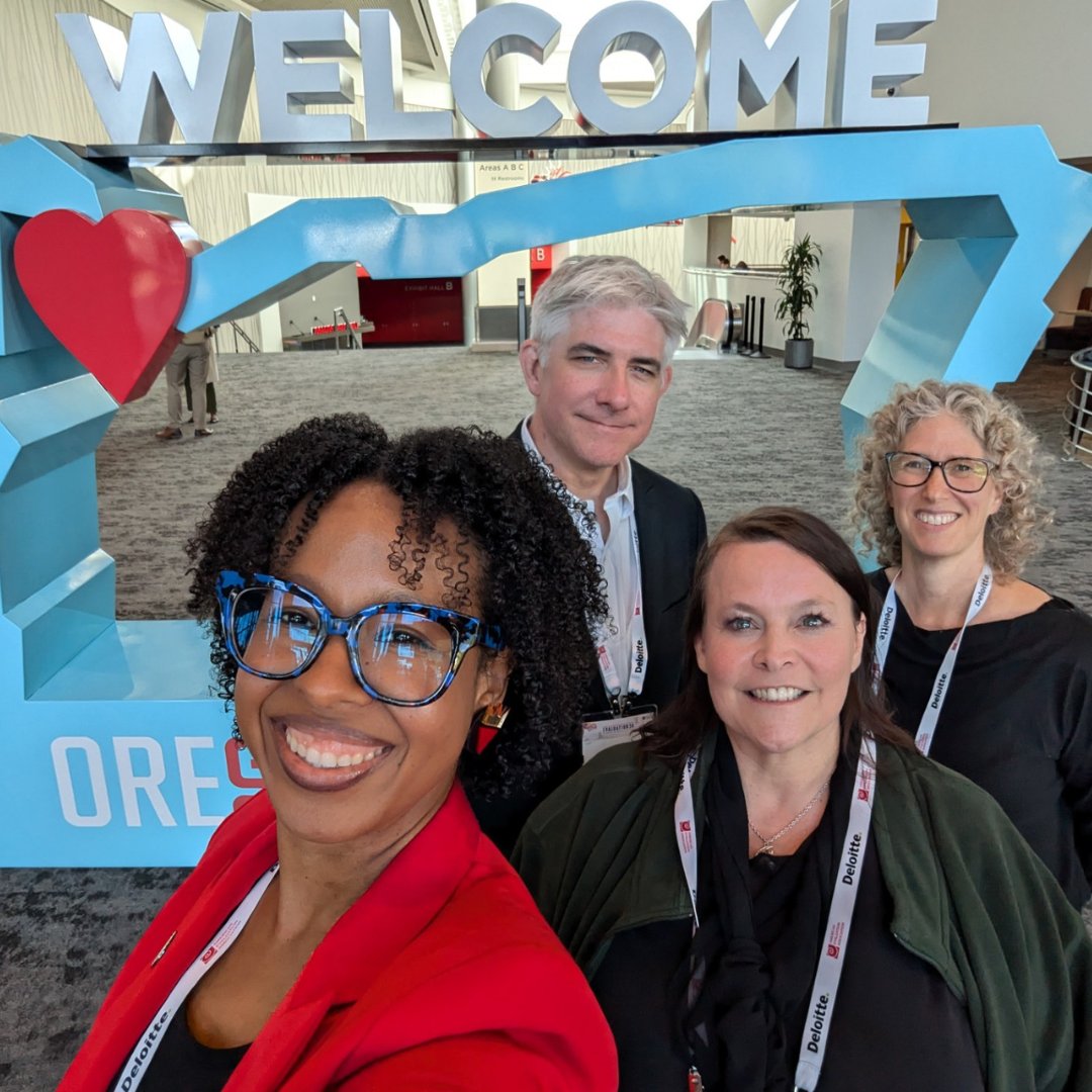#flashbackfriday AWE at the American Evaluation Association Conference in Portland, Organ.