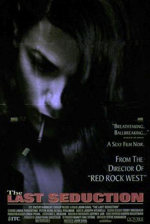JCBava452's tweet photo. #Noirvember 

THE LAST SEDUCTION (1994)

Finally got to a John Dahl #neonoir. Linda Fiorentino's ferocious, and sometimes funny, performance is the highlight here. Her Bridget gives any of the ruthless femmes fatales of the classic #filmnoir period a run for their money. https://t.co/hpjoU5JDLG