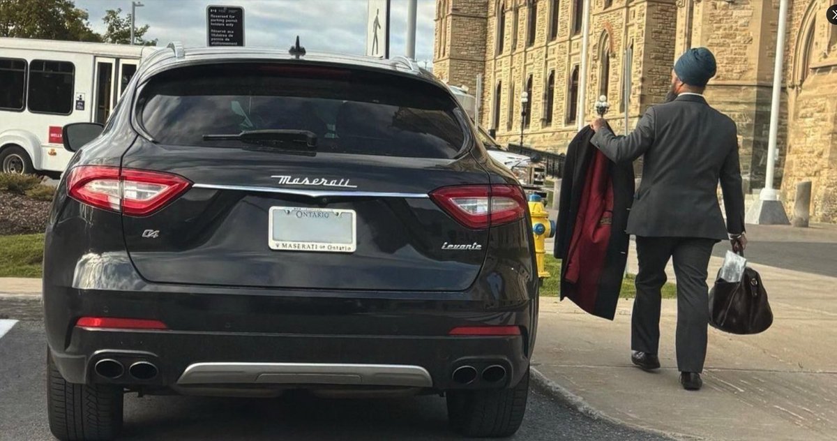 ryangerritsen's tweet image. Jagmeet Singh drives an at minimum $130,000 dollar Maserati Levante GT Ultima SUV. 
This guy complains about people having too much money day in and day out in the HOC.  He is such a fraud.