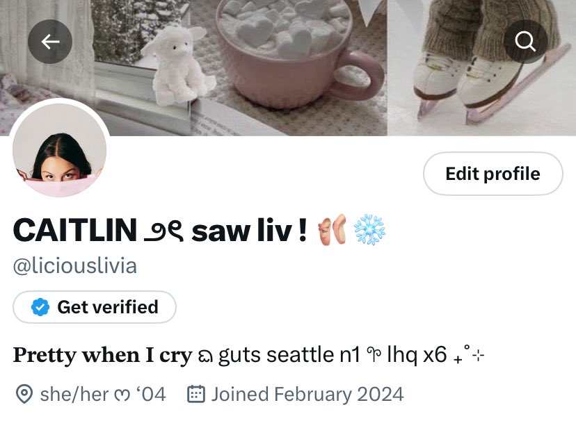 CAITLIN ౨ৎ saw liv ! (@liciouslivia) / Posts / X